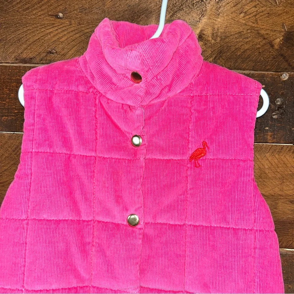 The Beaufort Bonnet Company Pink Quilted Vest